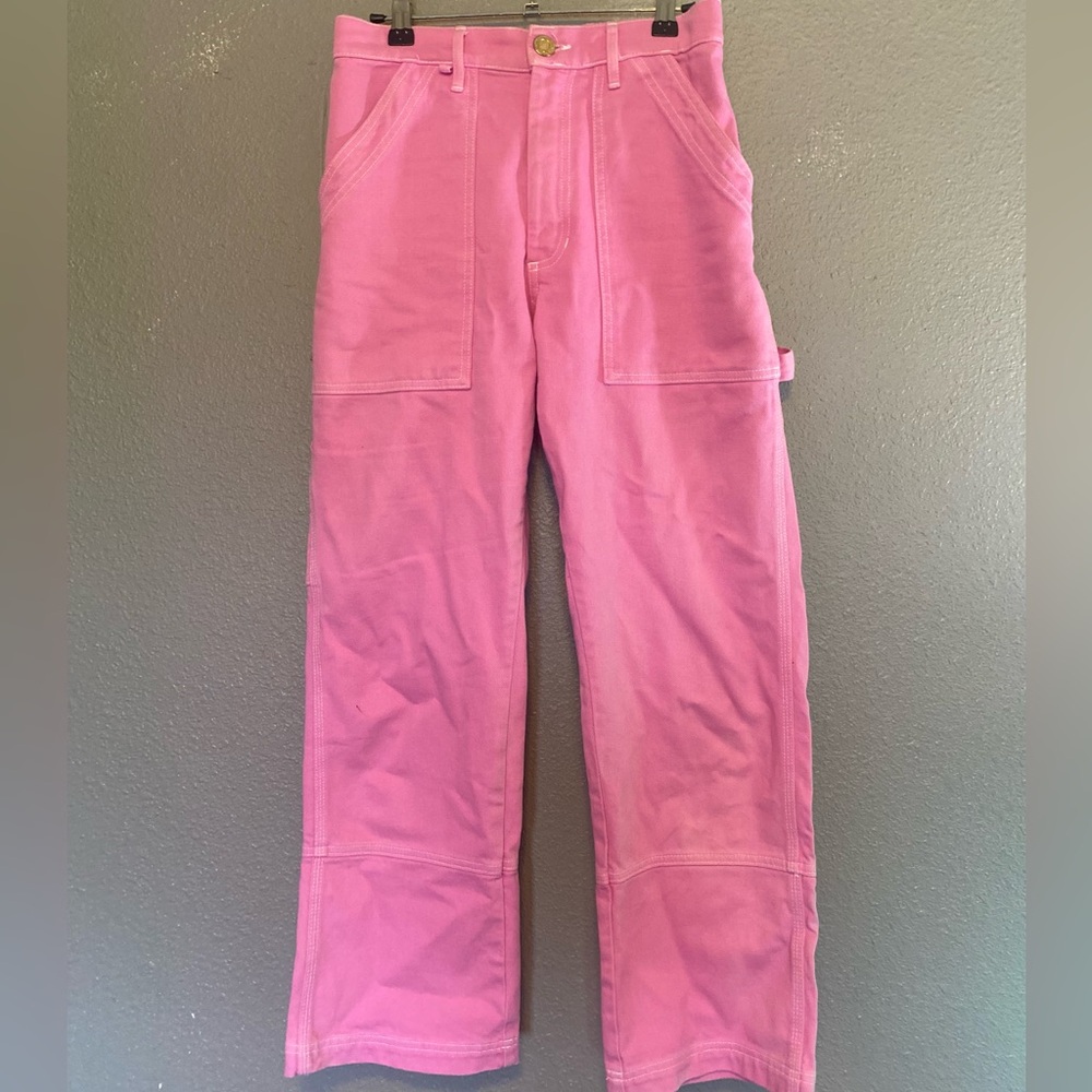 BIG BUD PRESS bubblegum pink CARPENTER JEANS size xs
